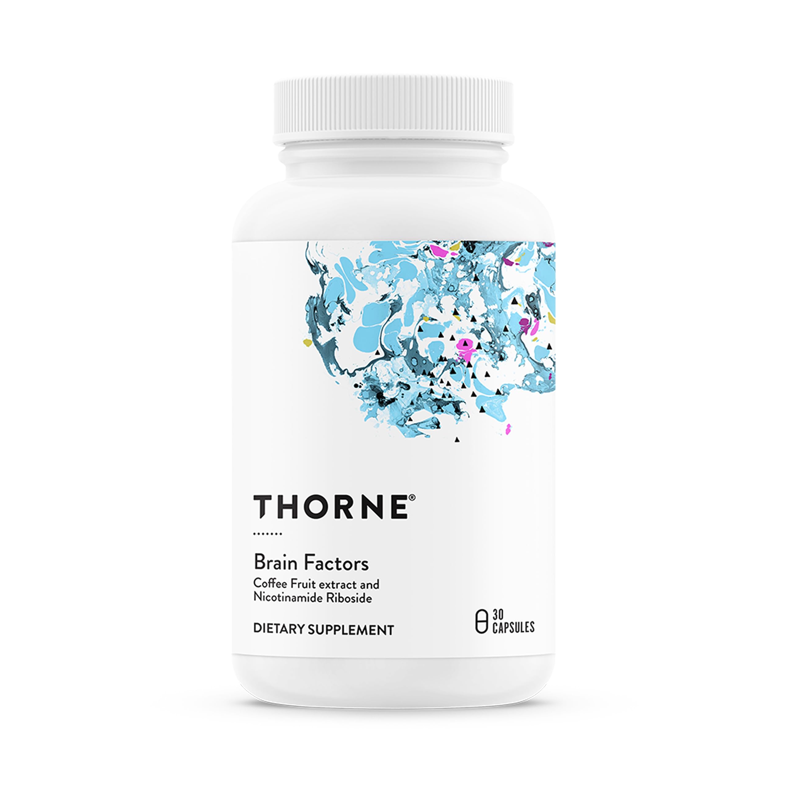 Thorne Brain Factors bottle front view signaling easy cognitive support