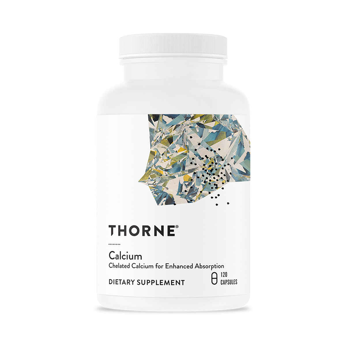 THORNE Calcium with DimaCal bottle ready for daily bone support regimen