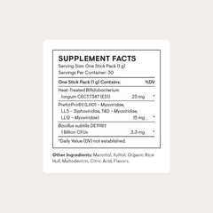THORNE Complete Biotic orange-flavored powder melts in the mouth.