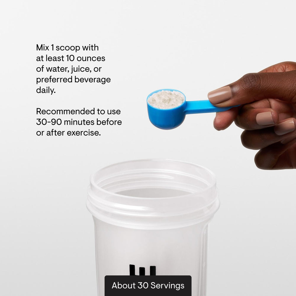 Retail packaging display of Thorne Creatine + BCAAs for performance support.