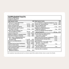 THORNE Daily Multi-Vitamin capsules close-up for eye health support.