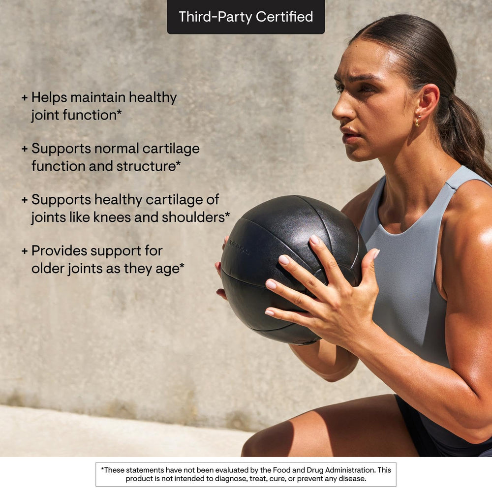 THORNE Glucosamine & Chondroitin supplement tray shows easy-dose capsules