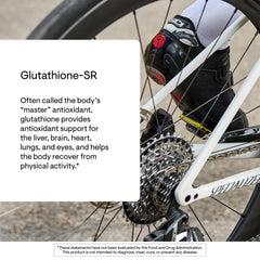 THORNE Glutathione-SR capsules closeup with sustained-release design
