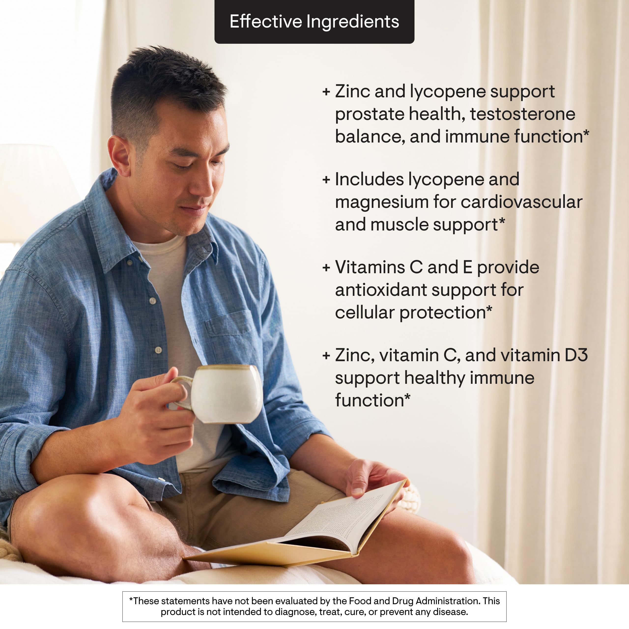 THORNE Men's Multi 50+ bottle featuring heart health focus