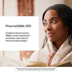 THORNE PharmaGABA-250 capsules close-up with 250 mg dose