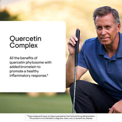 THORNE Quercetin Complex capsules ready for everyday immune support.