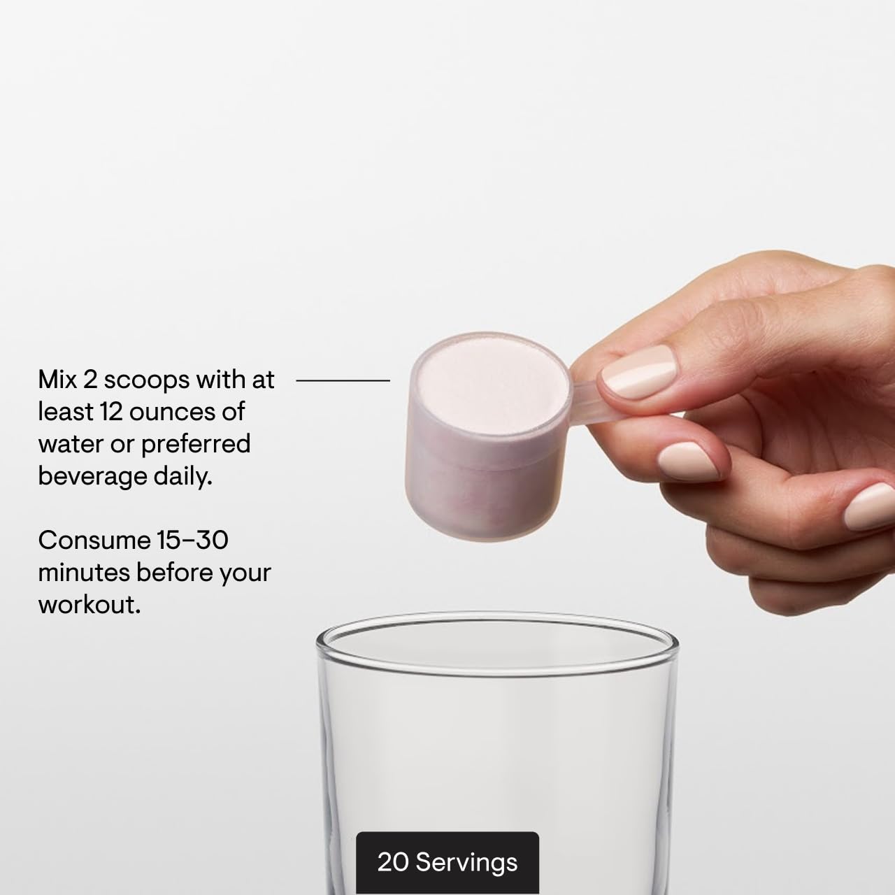 THORNE Rainbow Sherbet powder being measured shows easy daily use.