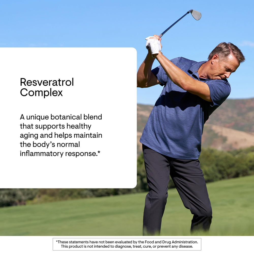 THORNE Resveratrol Complex featuring curcumin phytosome for enhanced absorption