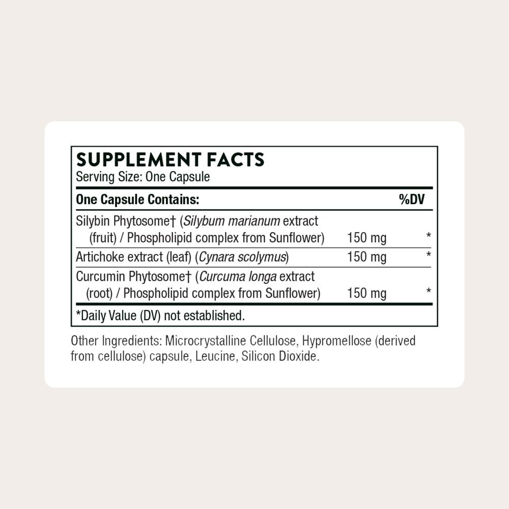 Thorne S.A.T. bottle label detailing ingredients and certifications.