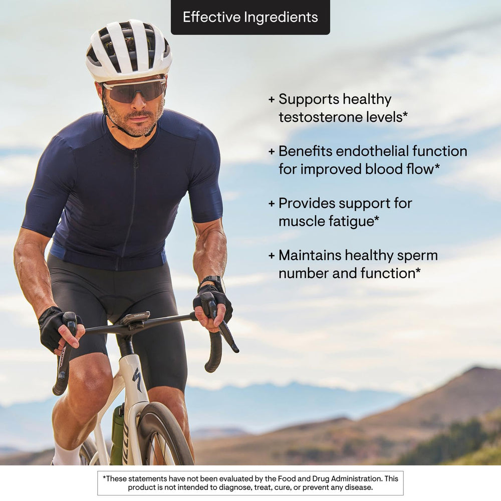 THORNE testosterone support bottle in use during a workout session.