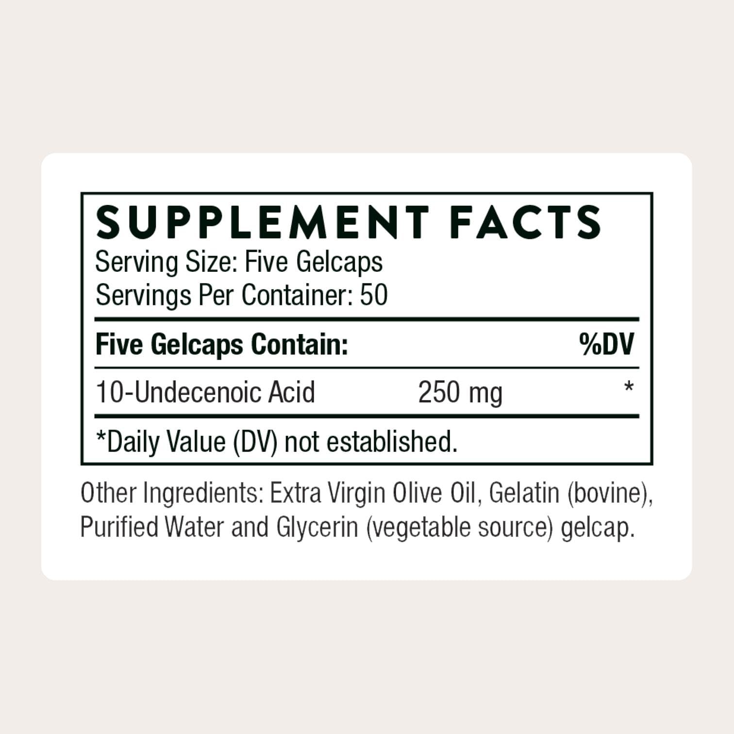 THORNE capsules closeup—softgels designed to support healthy gut function.