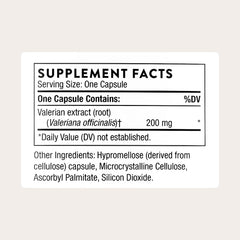 THORNE Valerian Root bottle shown for convenient nightly dosing and routine