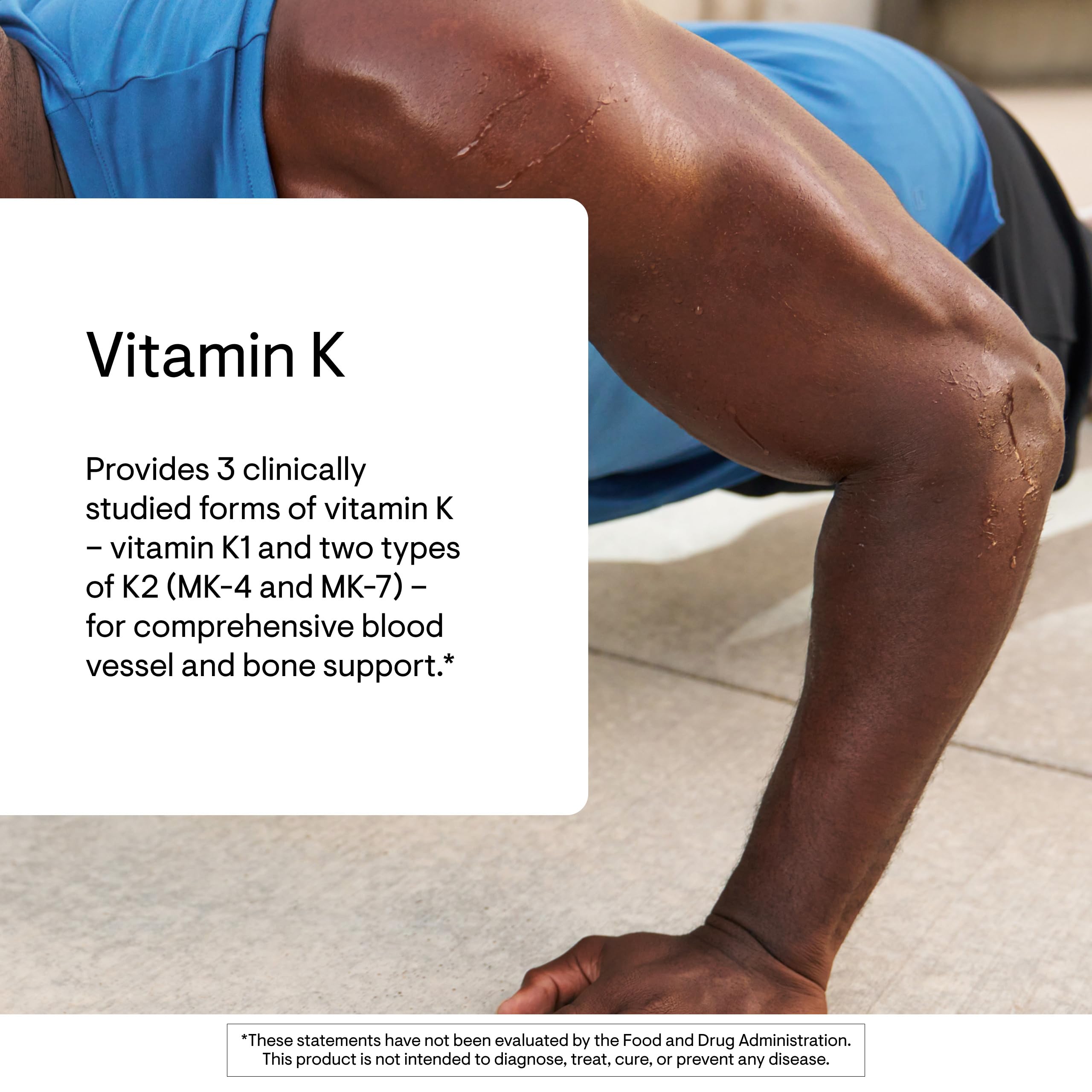 Thorne Vitamin K label shows K1, MK-4, MK-7 ingredients for a complete K profile.