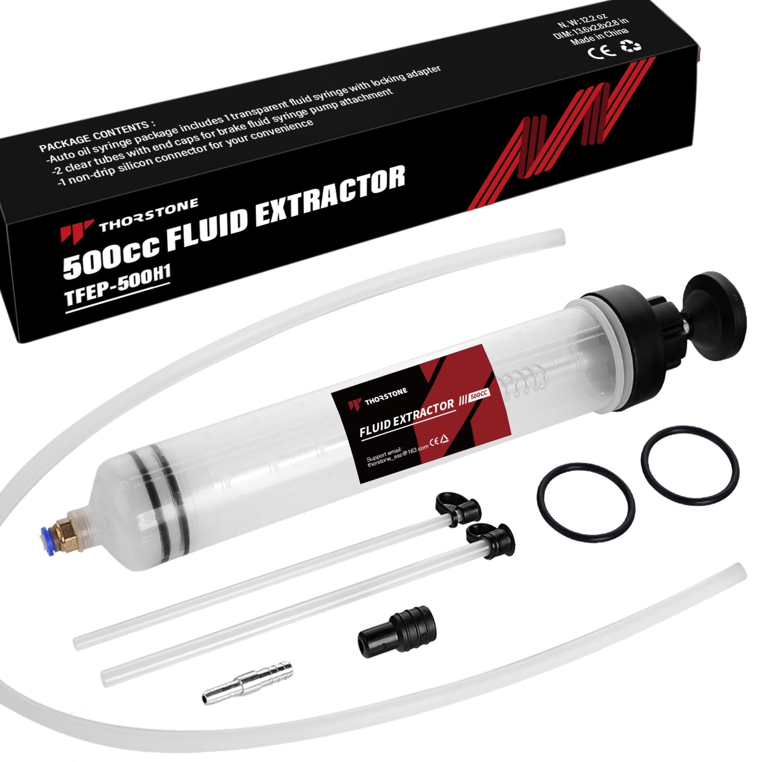 Thorstone fluid extractor kit ready for easy oil changes