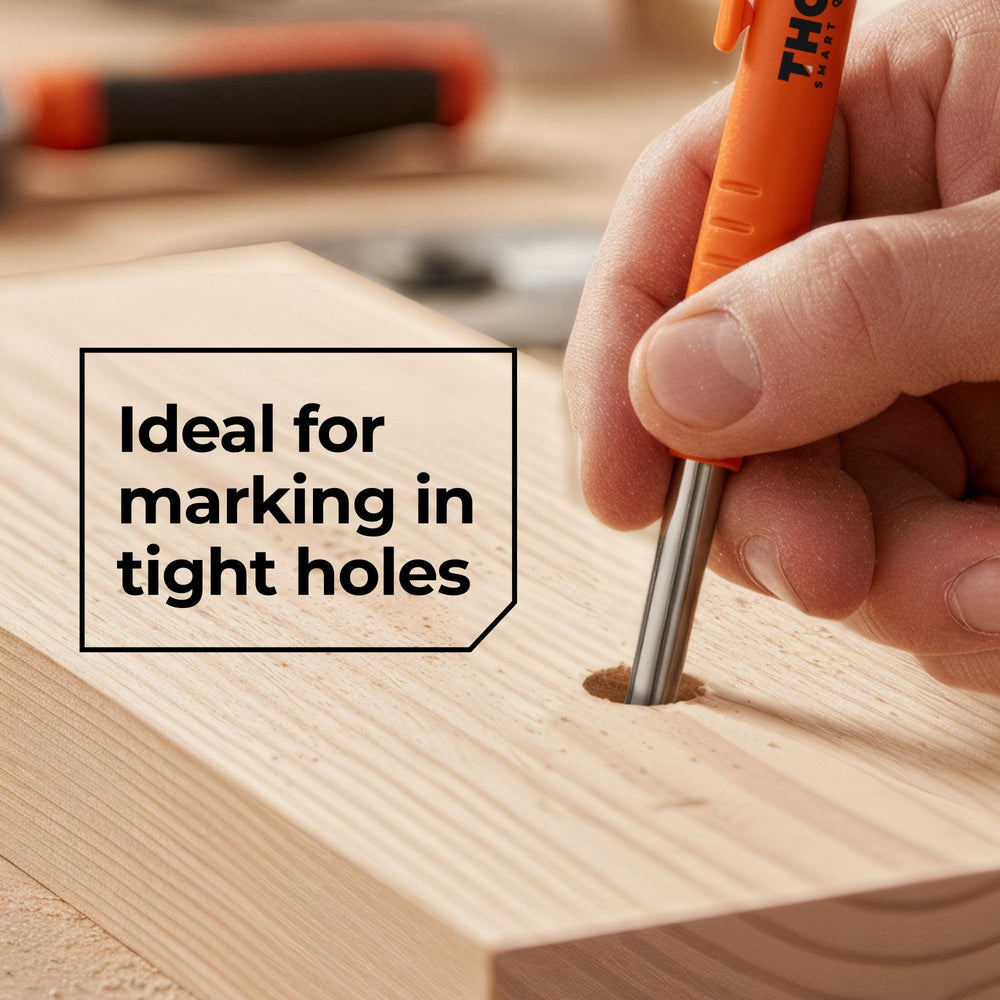 THORVALD versatile marking tool for carpenters, masons, and tradespeople.