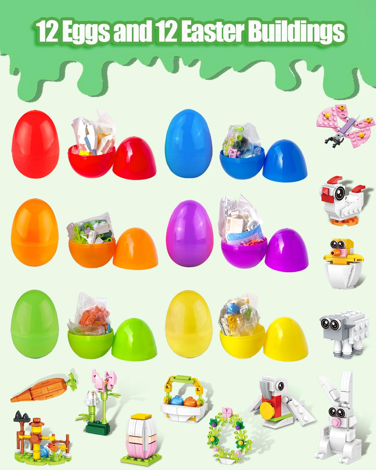 THOSEFUN twelve mini builds inspire imaginative Easter-themed play
