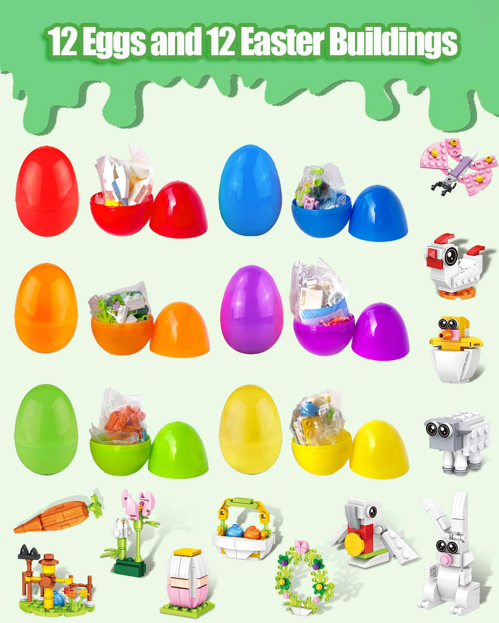 THOSEFUN twelve mini builds inspire imaginative Easter-themed play