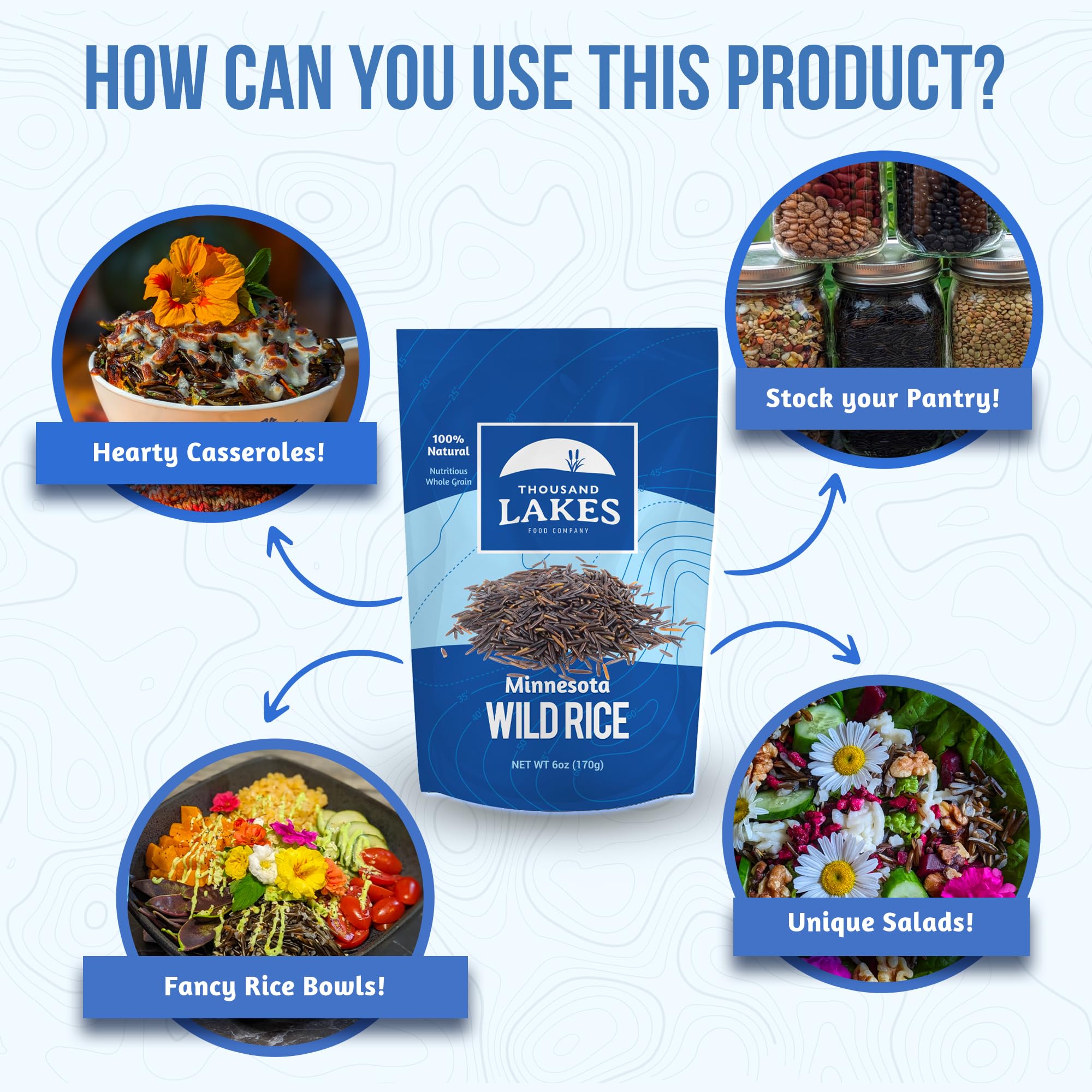 Thousand Lakes wild rice simmering in pot for versatile meals