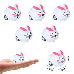 Three Otters colorful bunny cars in six styles for party favors.
