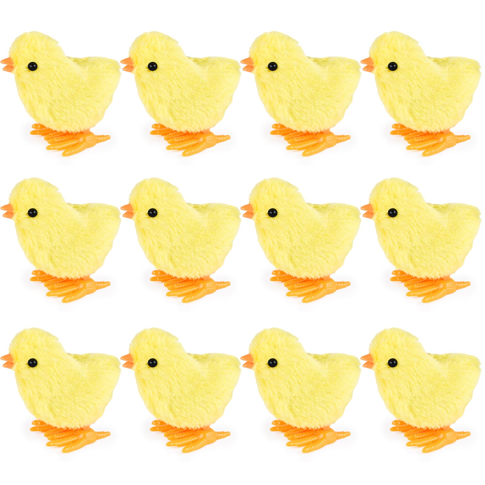 Three Otters wind-up chick plush toy for Easter baskets and smiles