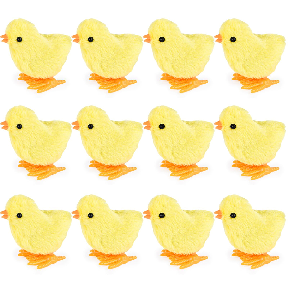 Three Otters wind-up chick plush toy for Easter baskets and smiles