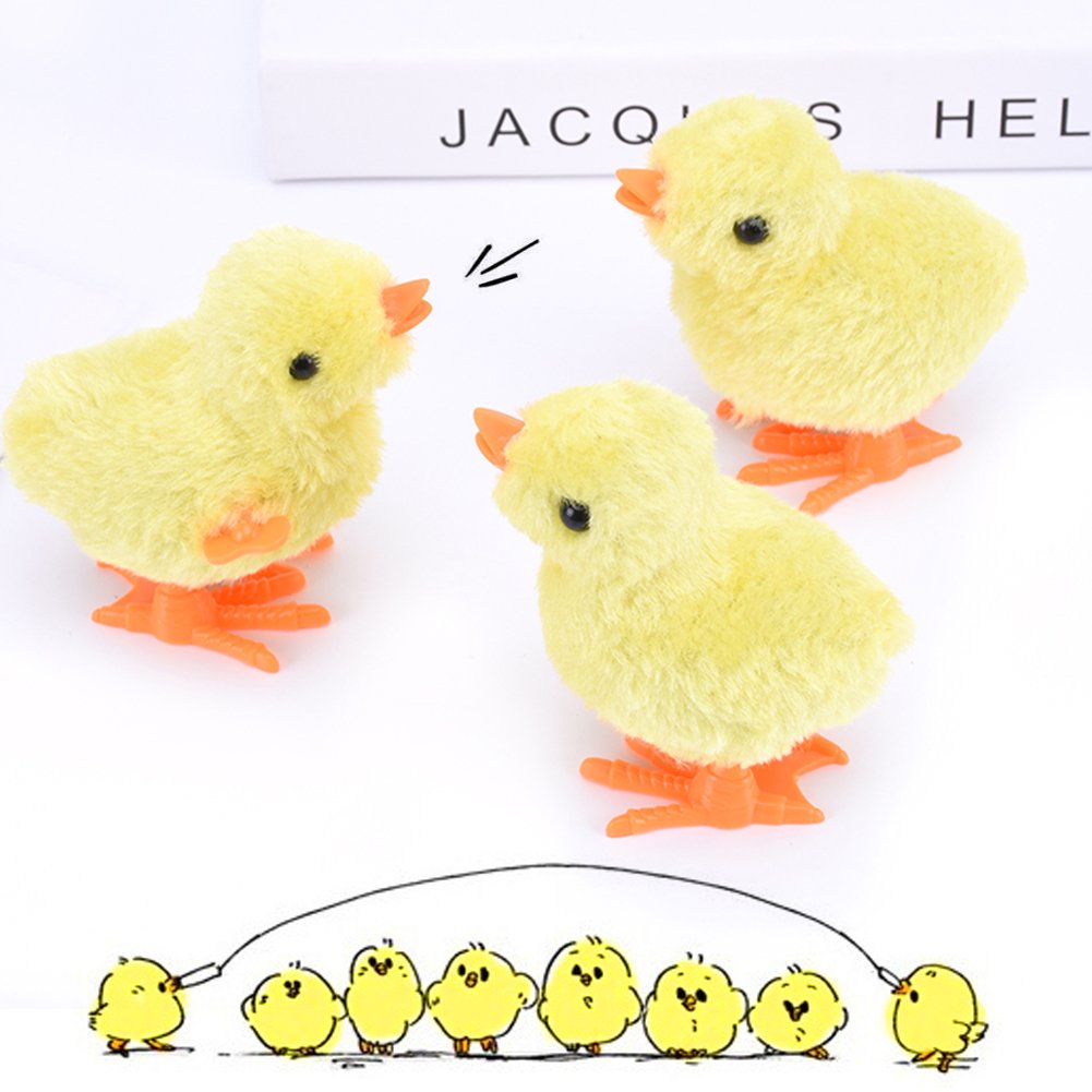 Three Otters jumpy wind-up chick set for goody bags and gifts