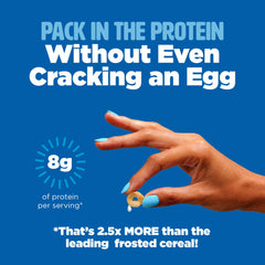 Ingredient panel of Three Wishes Frosted cereal shows non-GMO vegan components.