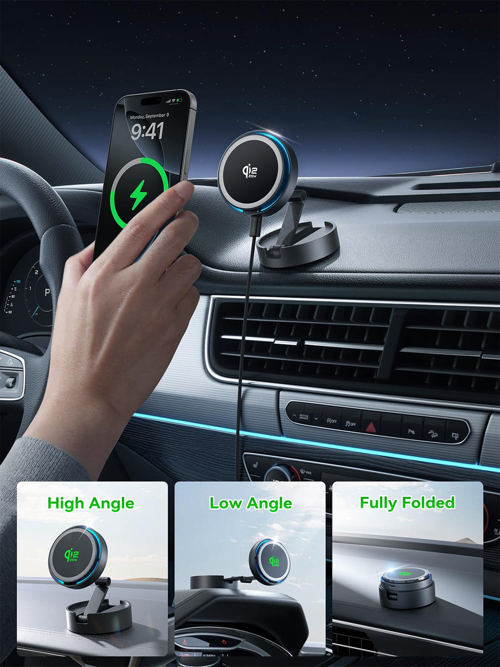 THREEKEY 30W adapter included enables maximum charging speed.
