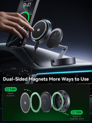 THREEKEY cooling fan system keeps your phone cool during charging.