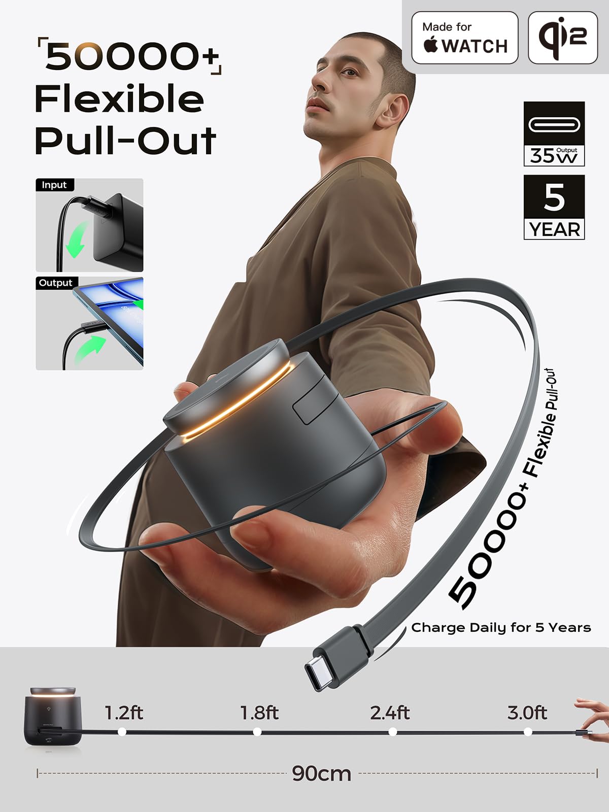 ThreeKey charges iPhone, Apple Watch, AirPods and iPad together for convenience