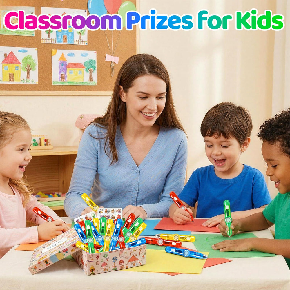 Thremhoo glow spinner pen classroom prizes boost engagement