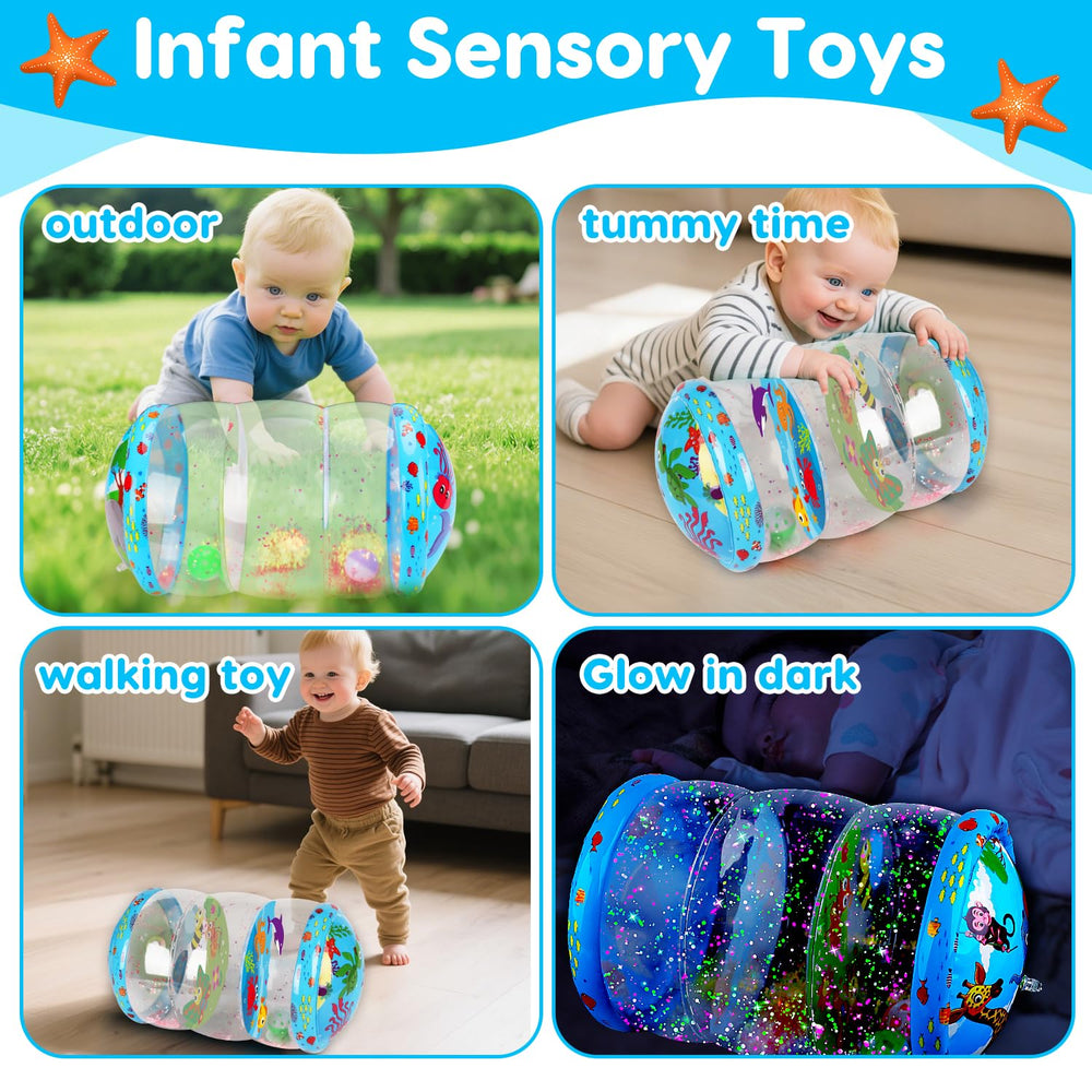 Thremhoo portable toy is lightweight for on-the-go baby exploration.