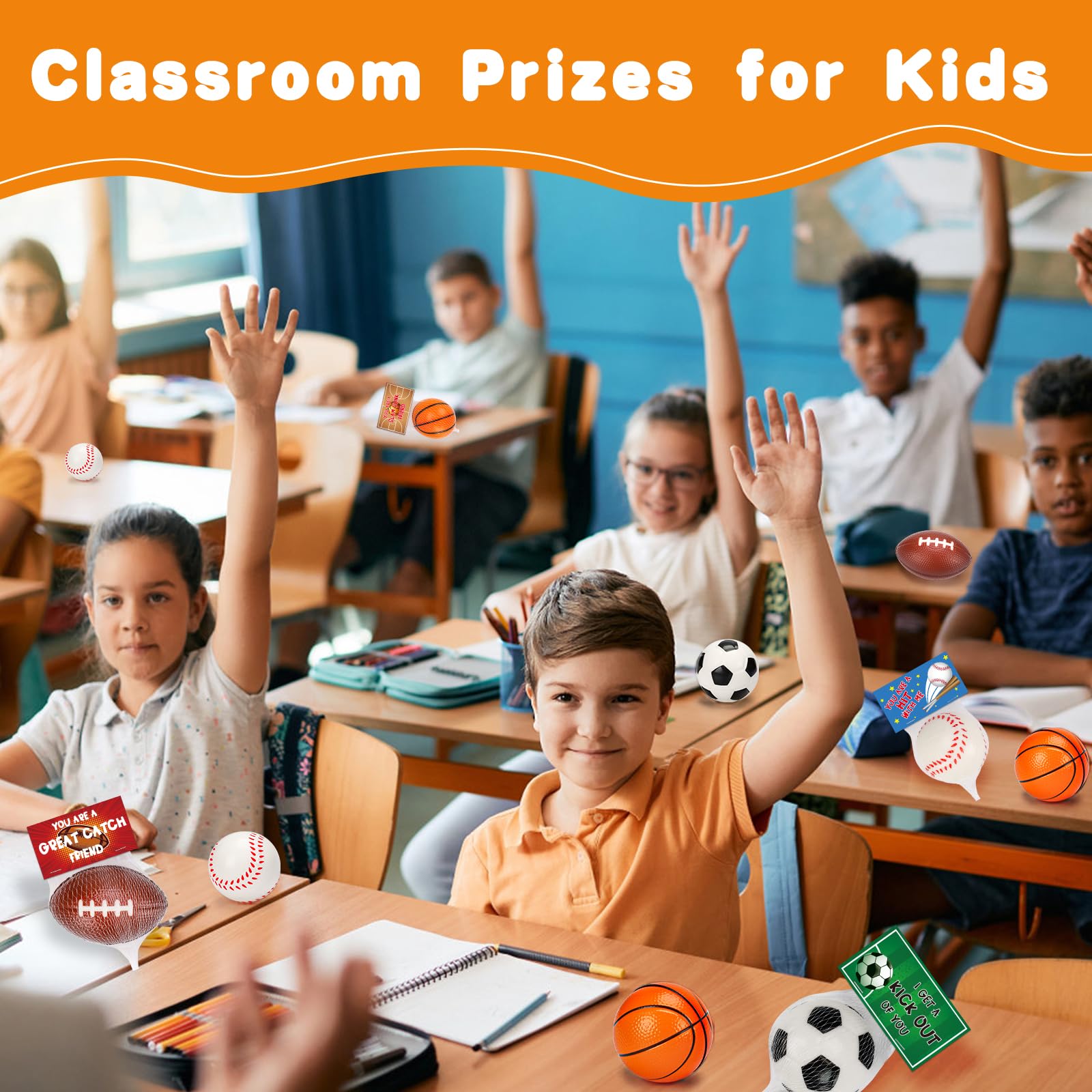 Thremhoo stress balls bulk-pack, individually wrapped for easy gifting