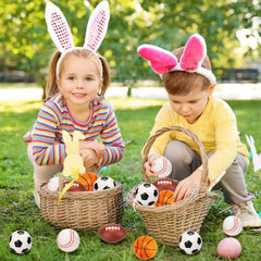 Thremhoo stress balls soccer, portable squeeze toy for sensory play