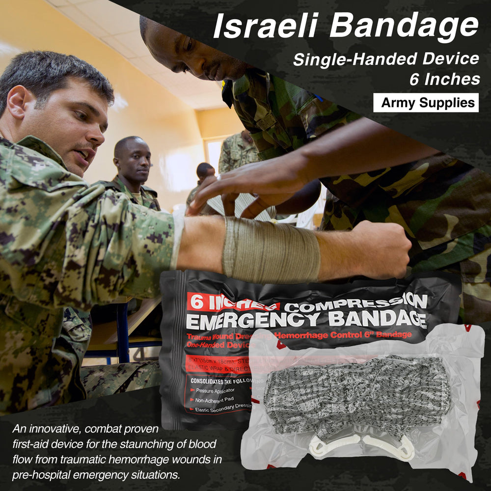 THRIAID Compressed Gauze 4x4 for effective wound packing on rugged expeditions.