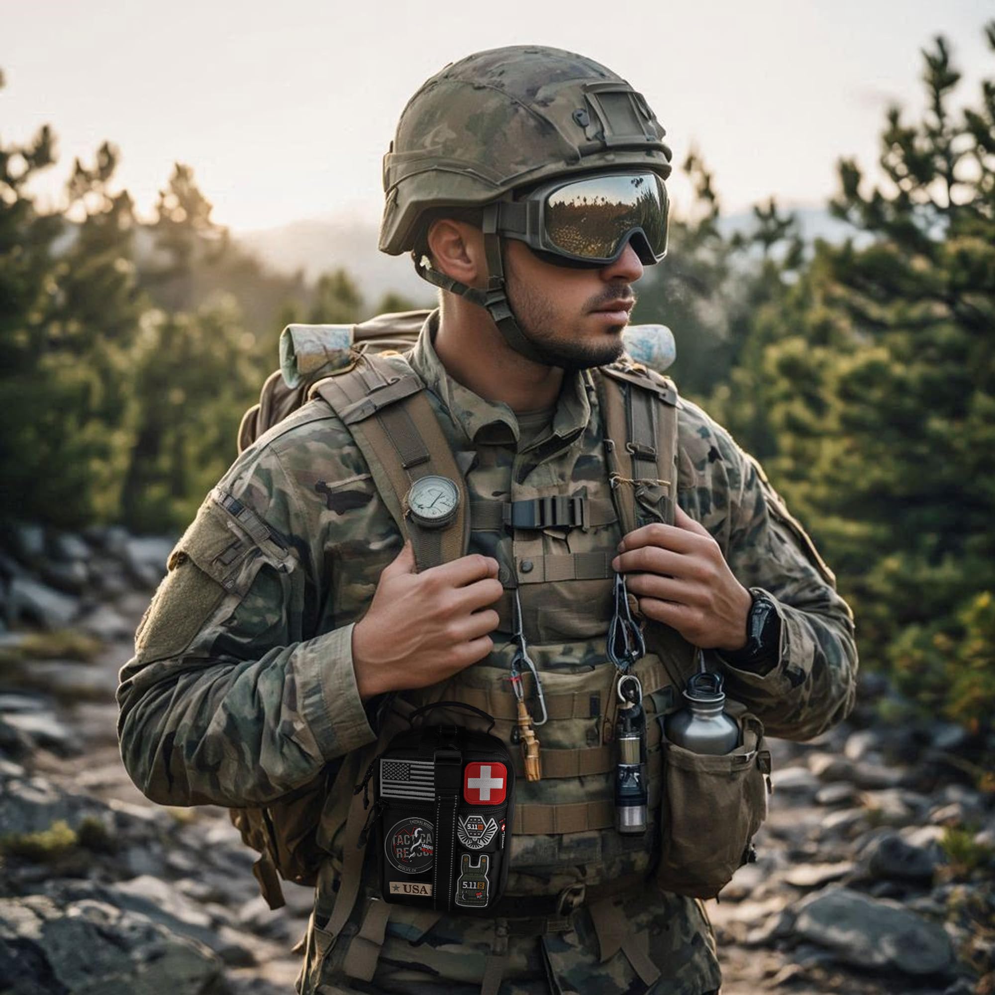 THRIAID EMT Blunt Scissors for fast, controlled gear cutting in emergencies.
