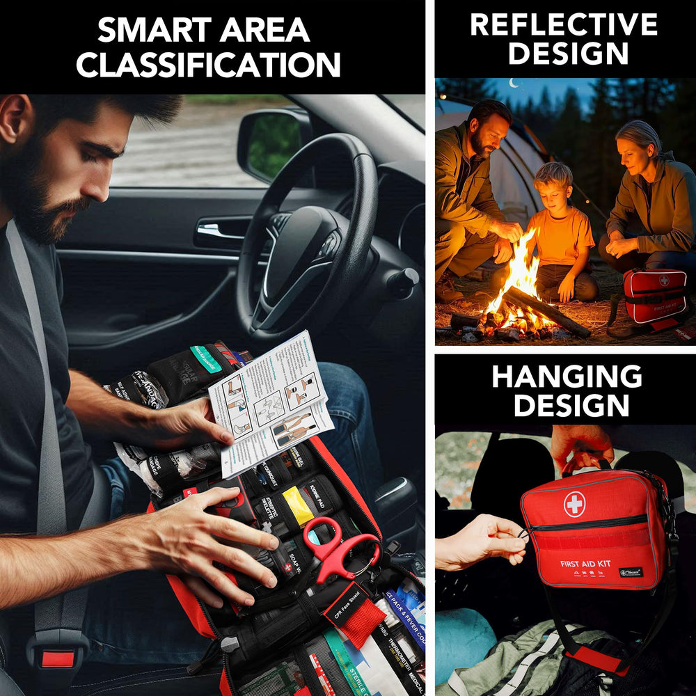 THRIAID first-aid kit tear-resistant material for durability