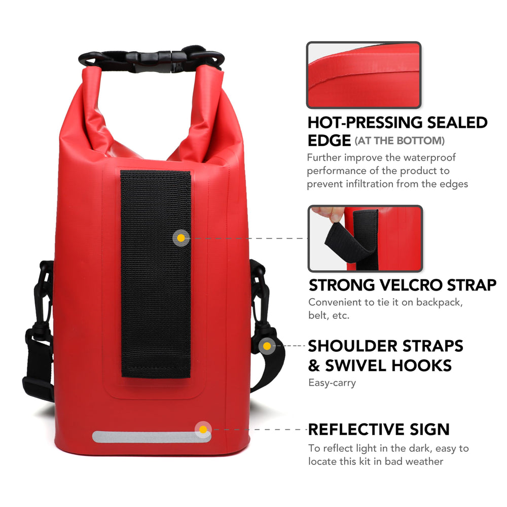 THRIAID internal labeled compartments for quick access during emergencies