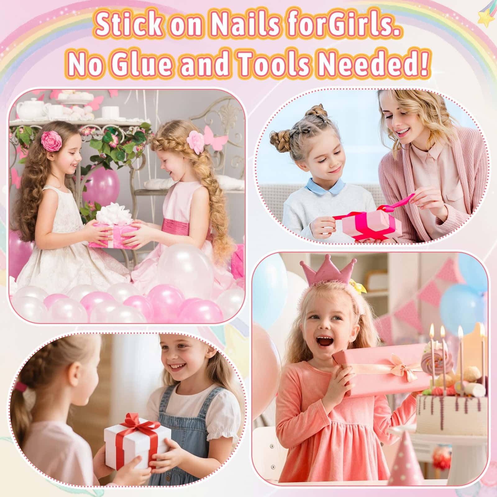 Thrilez kids nails gift-ready kit suitable for birthdays.