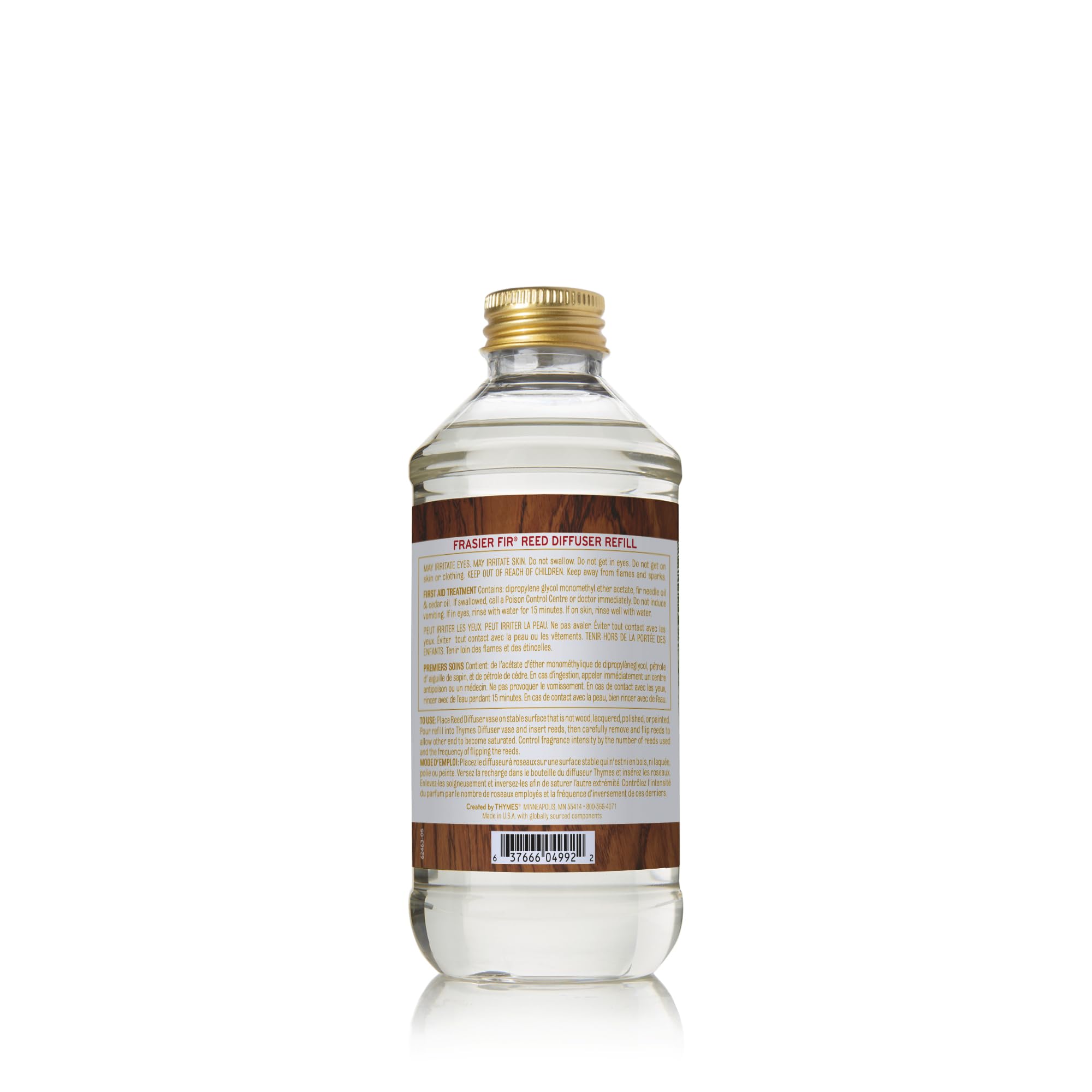 Thymes diffuser oil refill pour step for easy customization