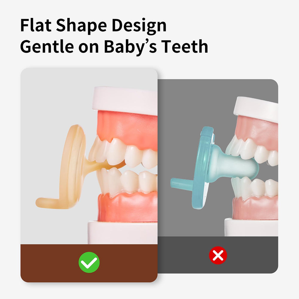 Thyseed pacifier suitable for 0–6 months breastfed babies for soothing use.