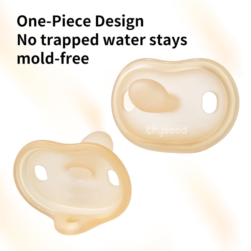 Thyseed skin-soft liquid silicone offers a gentle baby-friendly feel.