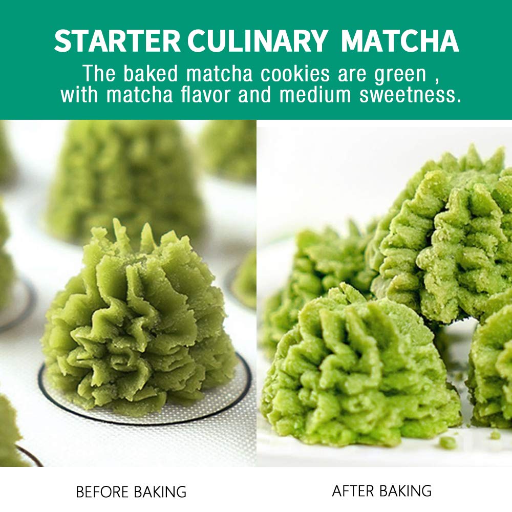 Tian Hu Shan labeled matcha packaging on shelf