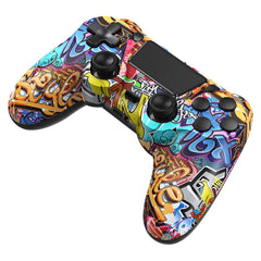 TIANHOO wireless controller PS4 back view highlighting ergonomic grip for extended play