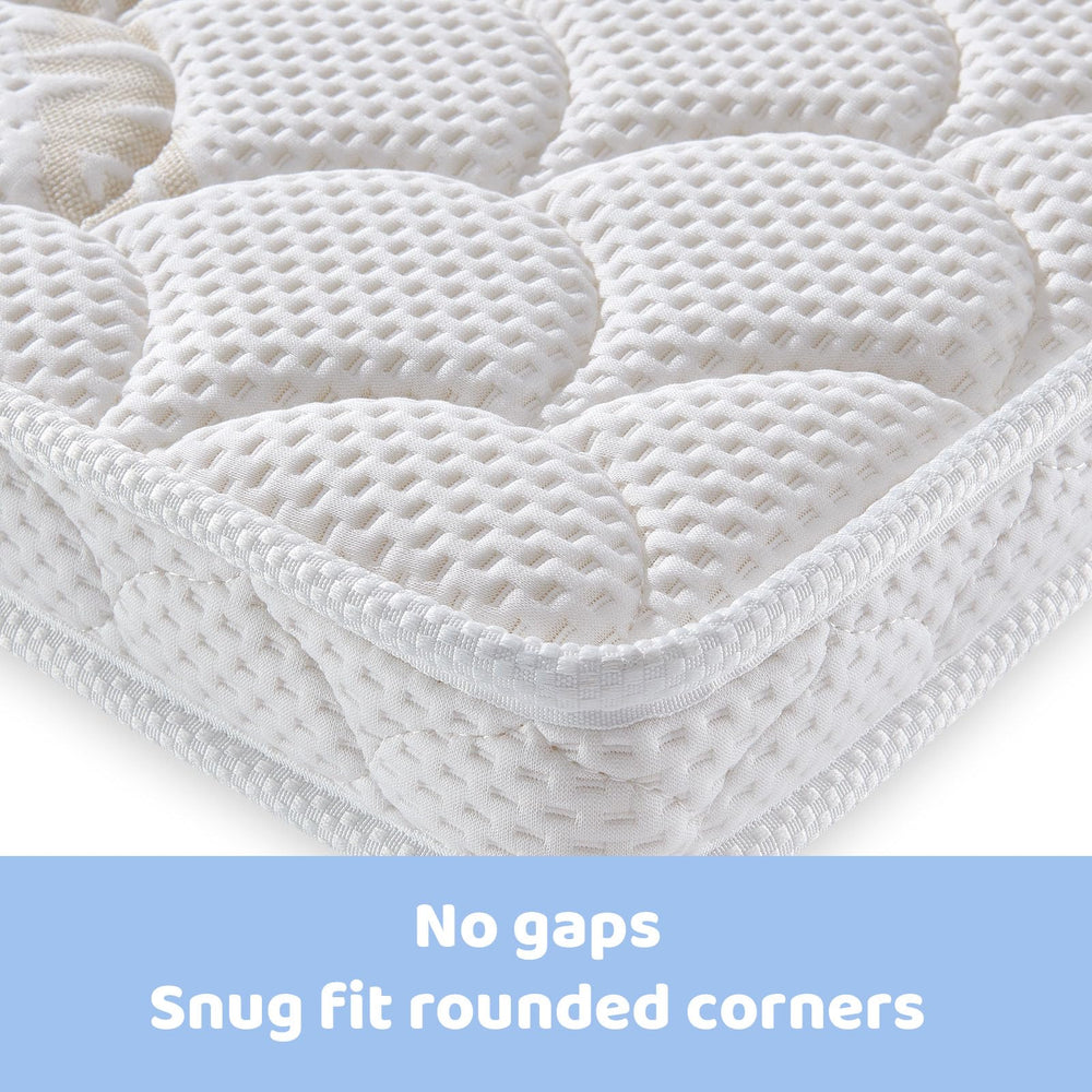 Tiankehan mini crib mattress quiet design close-up reduces movement noise