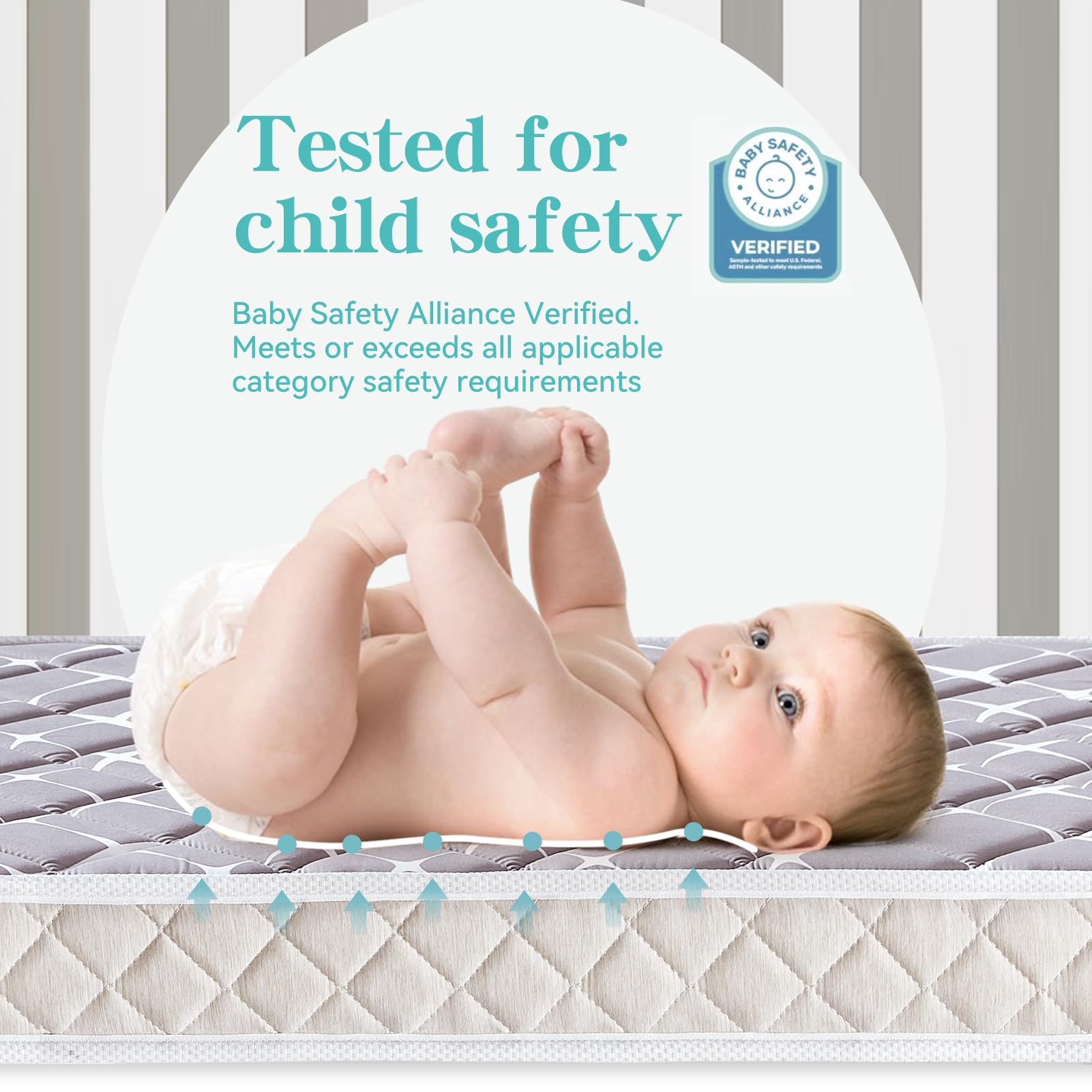 Tiankehan gray dirt-resistant cover stays clean for busy parents