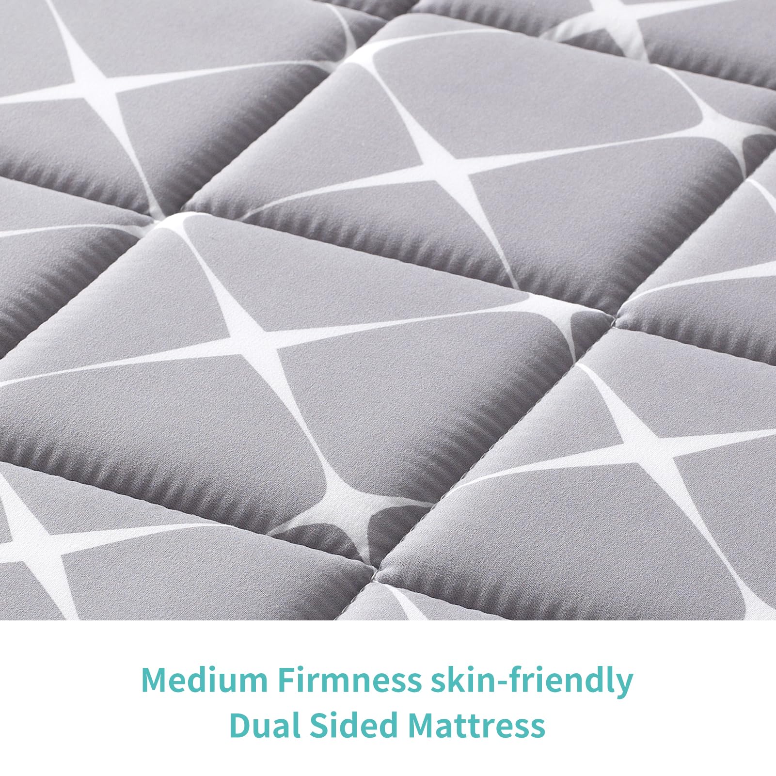 Tiankehan hypoallergenic mattress fits standard crib and toddler bed securely