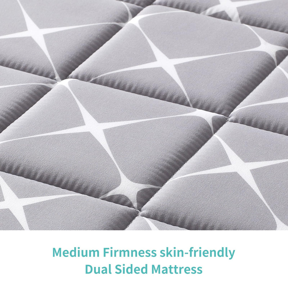 Tiankehan hypoallergenic mattress fits standard crib and toddler bed securely