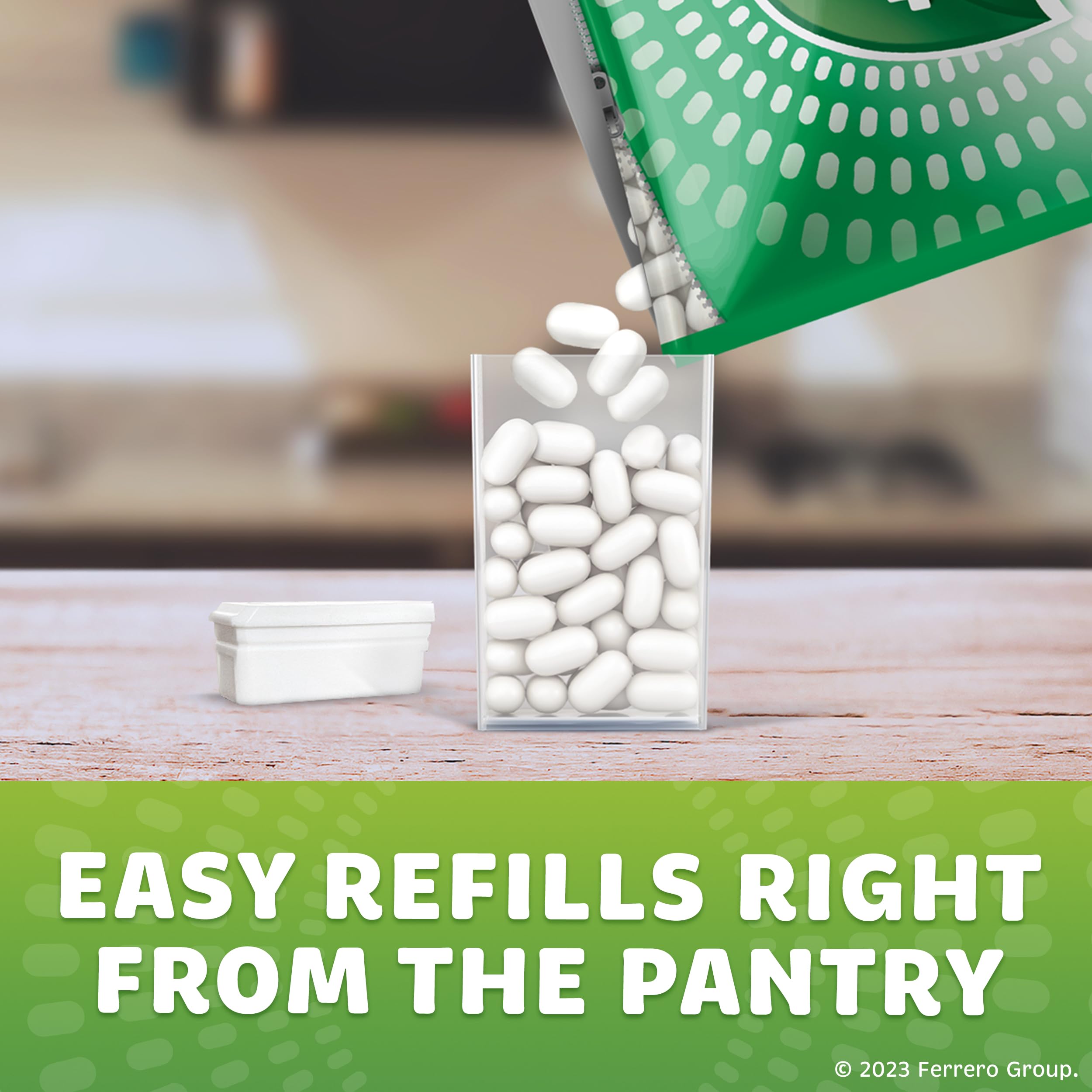 Tic Tac Bowl Fill displays mint bowls for home or office.