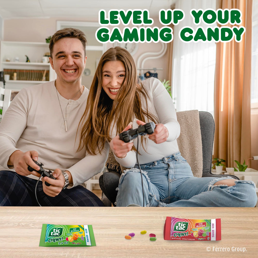 Tic Tac Chewy on-the-go snack for game days
